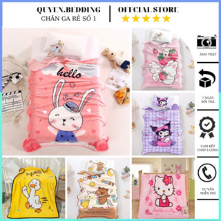 Chăn cho bé đi học, chăn tuyết nhung cho bé hình ngộ nghĩnh chất tuyết nỉ nhung mềm mịn , rất an toàn cho bé KT 1m x 1m4