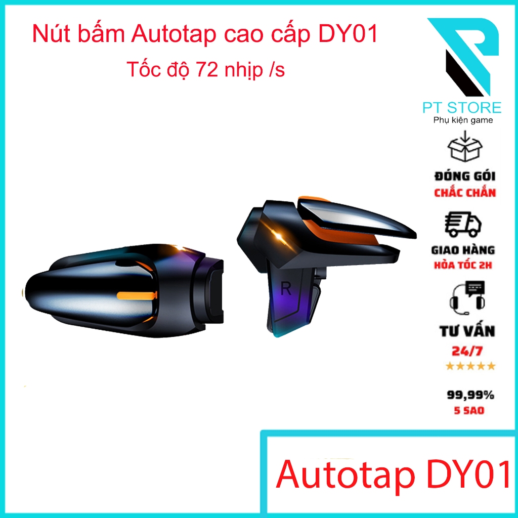 Autotap DY01 - Nút chơi game auto tap dành cho game FPS Freefire, PUBG, COD - Tốc độ lên tới 72 nhịp /s