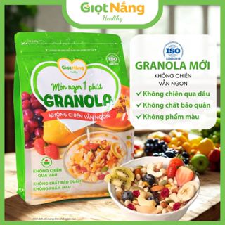 Granola Mới Ngũ Cốc Ăn Sáng Healthy Lành Mạnh Với Hạt Dinh Dưỡng Trái Cây Từ Giọt Nắng