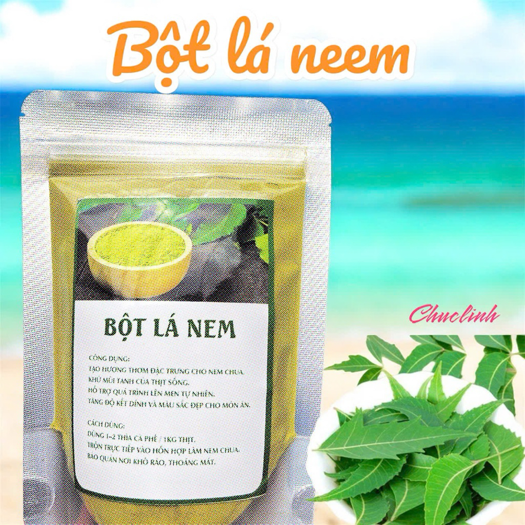 100gr bột lá Neem Ấn Độ handmade