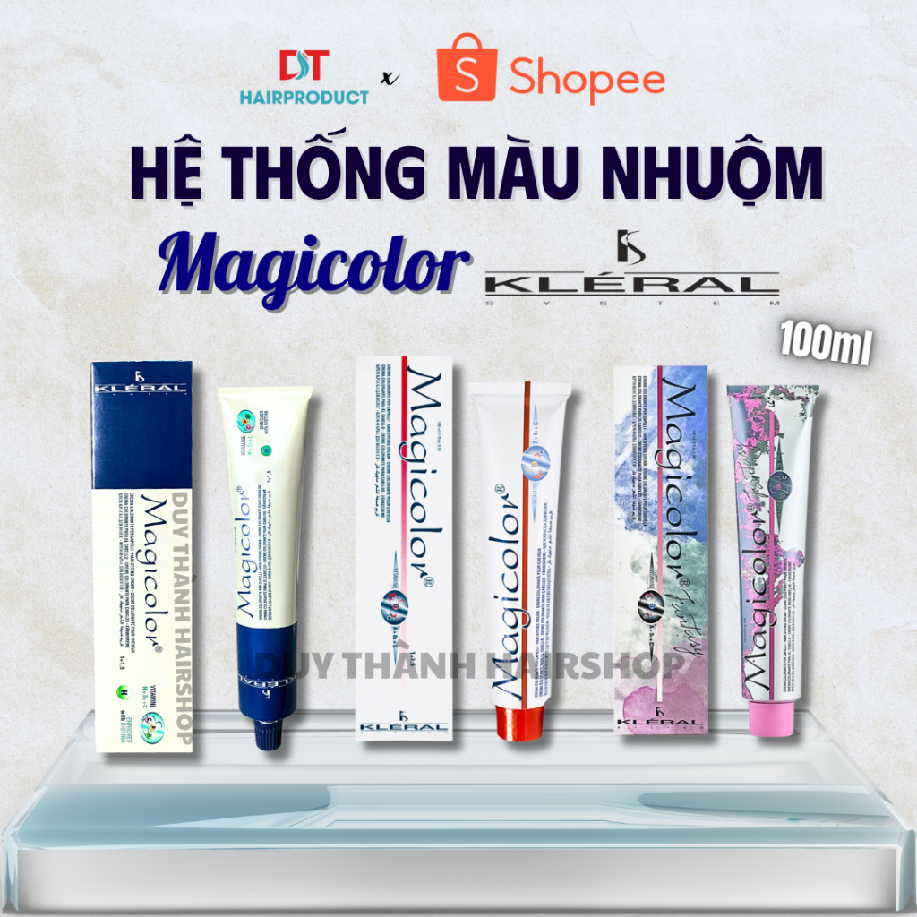 Màu Nhuộm Tóc Magicolor KLERAL Chính Hãng 100ml – Lên Màu Chuẩn, Thuốc Nhuộm Bền Màu, Bóng Tóc.
