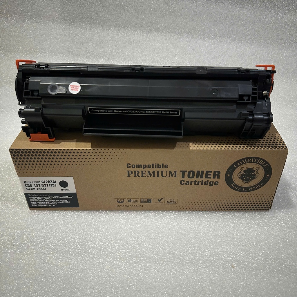 Hộp mực 83A 337 Tiger Có lỗ đổ mực, Cho máy in Hp M125A, M127FN Canon LBP151dw MF221 MF240 MF249,..