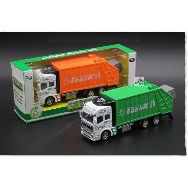 Mô hình xe đổ rác đồ chơi cho bé