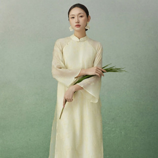 Áo Dài Diễm Châu - EDINI - A1658 - A1692 - Vàng