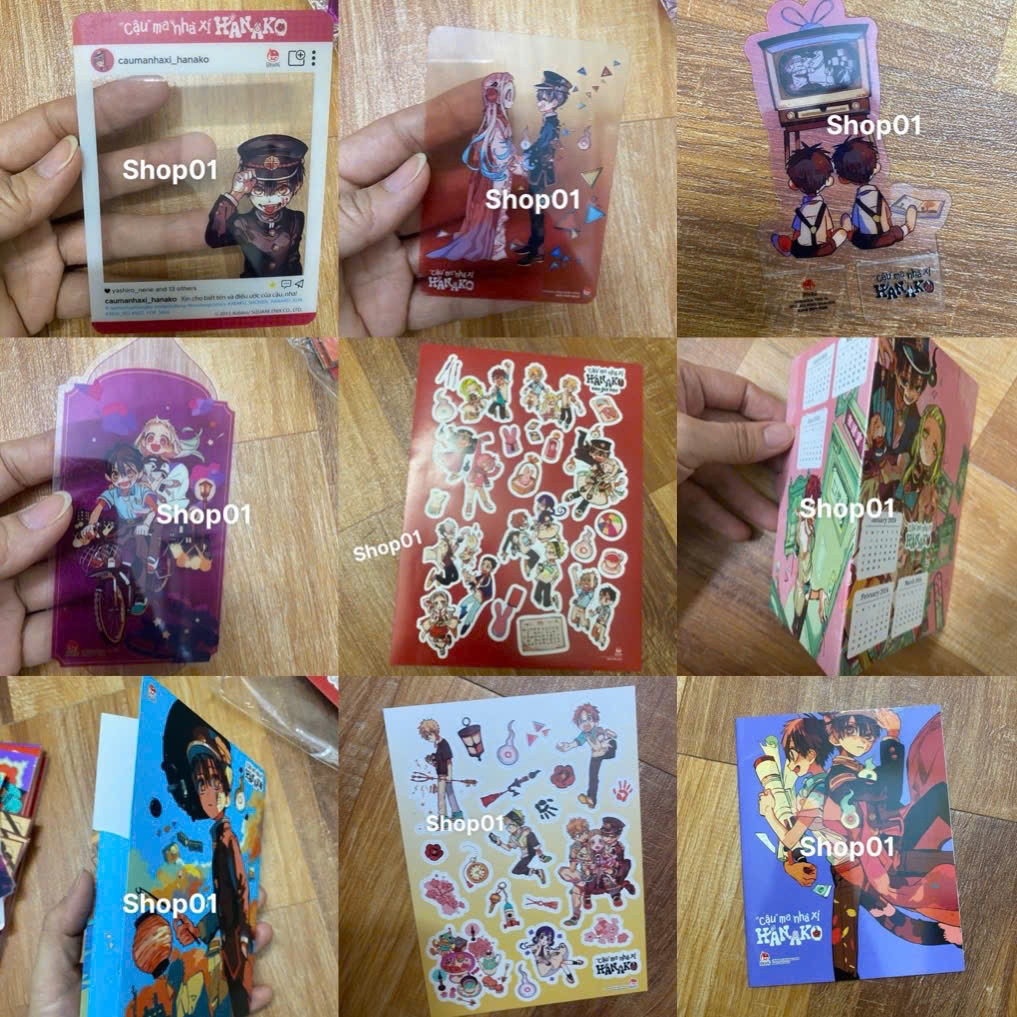 Lẻ goods phụ kiện Hanako cậu ma nhà xí hanako