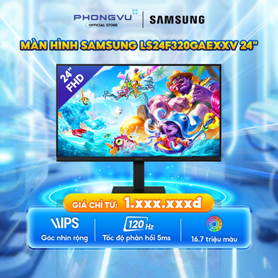 [Giá xả kho] Màn hình Samsung 24 inch LS24F320GAEXXV (Full HD/ IPS/ 120Hz/ 5ms) - Bảo hành chính hãng 24 tháng
