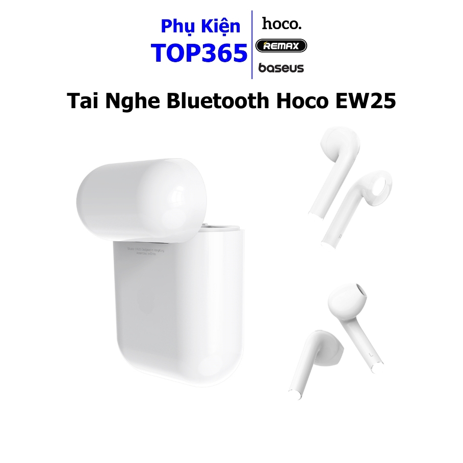 Tai Nghe Bluetooth Hoco EW25 TWS V5.3 Chính Hãng, Chống Ồn, Có Micro - Âm Thanh Chất Lượng Cao Cấp