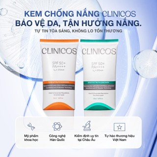 [Võ Hà Linh x CLINICOS] MUA 1 TẶNG 1 - KEM CHỐNG NẮNG CLINICOS TRUTH SUNSCREEN SPF 50 PA++++ 50ML
