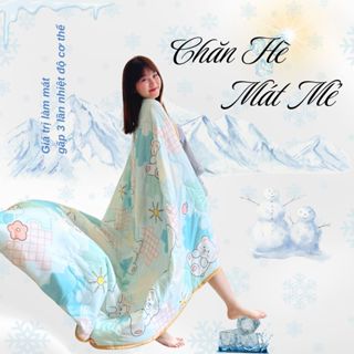 Chăn mùa hè mát lạnh chăn hè mỏng chần bông màu sắc nhẹ nhàng kích thước 2mx2m3 và 1m5x2m chăn hè mát lạnh chăn máy lạnh