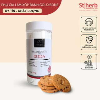  Phụ Gia Muối Nở Làm Xốp Bánh Baking Soda Thương Hiệu Gold Bone Trọng Lượng 250gr 