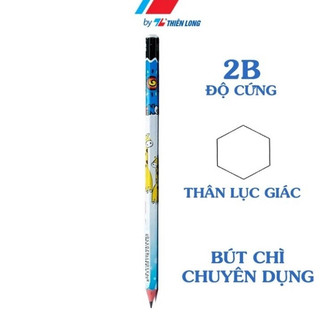Hộp 10 Cây Bút chì gỗ 2B Thiên Long TP-GP03