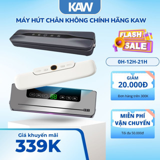 Máy Hút Chân Không KAW Hàn Tự Động, Lực Hút Khỏe, Hàn Miệng Túi Khử Trùng Bằng Tia Cực Tím, Bảo Hành 12 Tháng