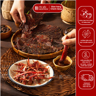 Thịt lợn gác bếp thủ công Tây Bắc Heritage, thịt heo hun khói [kèm chẩm chéo] chuẩn Tây Bắc TB10