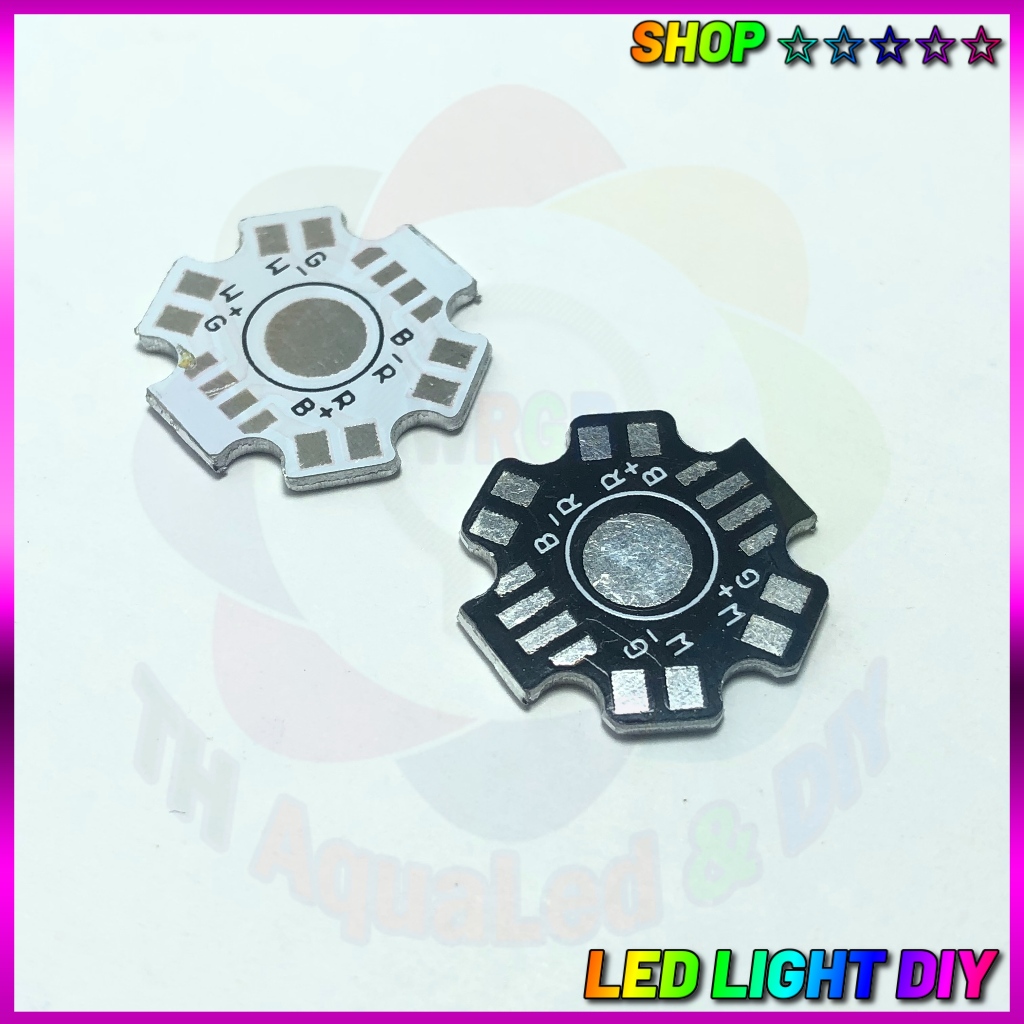 Mạch LED WRGB 8 chân 20mm đế led 4 kênh dùng cho chip led Luxeon WRGB mạch chuẩn dày ít hao nguồn tố