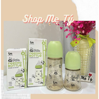 (NEW 2025) Bình sữa Tovi Molly Gấu Trúc Panda xanh/ Thỏ Hàn Quốc 180ml/ 280ml