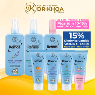 Xịt/Kem Chống Muỗi & Xua Đuổi Côn Trùng Mentholatum Remos 70ml/150ml/70g