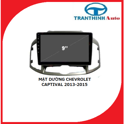 Mặt Dưỡng Lắp Màn Xe Chevrolet Captival 2013-2015 Canbus| Chuẩn Form, Không Cần Chế.