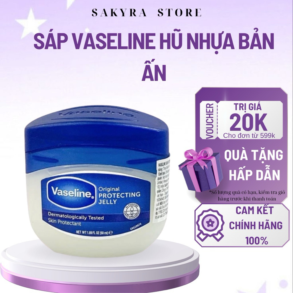 Sáp Dưỡng Ẩm Vaseline 100% Pure Petroleum Jelly Original