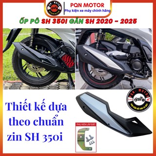  Ốp Pô SH 350i Gắn SH 125i 150i 160i Các Đời 2020–2025 – Lắp Chuẩn Như Zin Tăng Thẩm Mỹ Đẹp Bền 