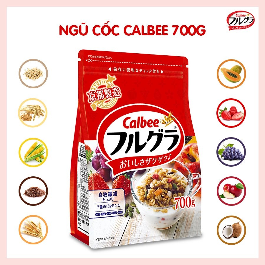 Ngũ cốc Calbee 700g Nhật Bản Date 11/2025