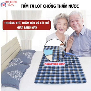  Tấm Lót Chống Thấm Hút Nước Tiểu – Tấm Ga Giường Chống Thấm Cho Người Già & Bệnh Nhân 