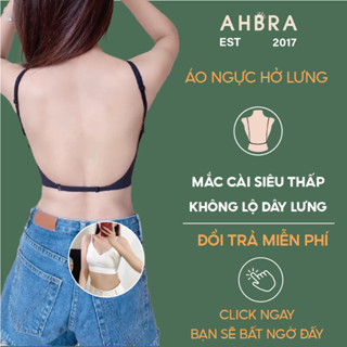 Áo Ngực Su Không Gọng AHBRA SA09 Mặc Trong Áo Váy Yếm, Hở lưng, Trễ Vai Mút Vừa Nâng Ngực Nhẹ