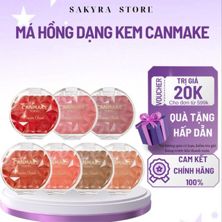  Phấn má hồng dạng kem Canmake Cream Cheek Nội Địa Nhật Bản 