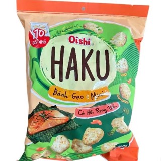 Bánh Gạo Nướng Vị Dừa Sấy Giòn HAKU Oishi 138gr - Sản Phẩm Chất Lượng Đến Từ Nhà Oishi