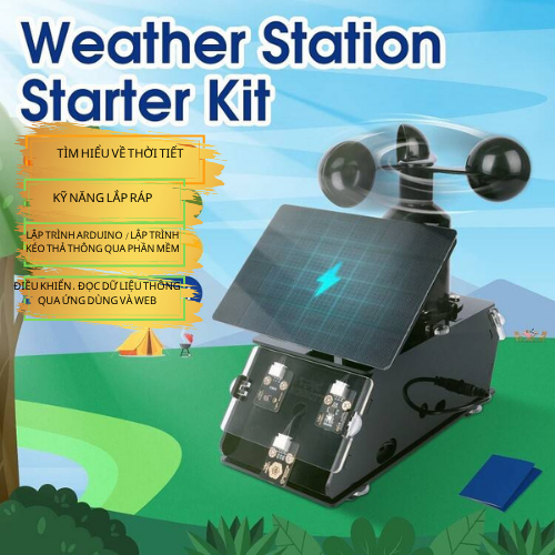 Bộ KIT lập Trình STEM: Trạm quan trắc khí hậu
