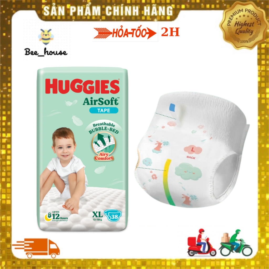 Tã/ bỉm Huggies Airsoft - Beehouse