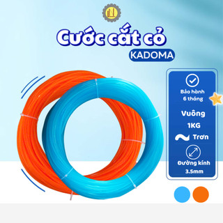 Dây Cước Cắt Cỏ KADOMA Siêu Bền 3.5mm/4.0mm - Cước Máy Phát Cỏ Sợi Vuông/Tròn Dai, Chống Đứt Gãy