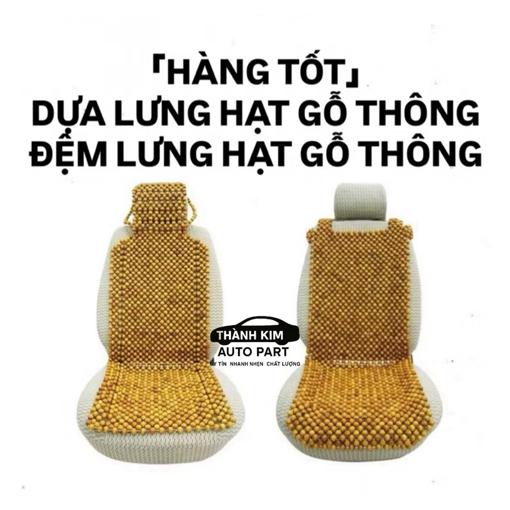 Lót Ghế Ô Tô Hạt Gỗ Thông