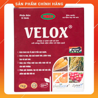  Phân Bón Vi Sinh Velox – Kích Rễ – Cải Tạo Đất – Cho Rau Màu Cây Ăn Trái Sầu Riêng Tiêu Cà Phê 