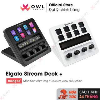 Thiết bị stream Elgato Stream Deck + White/ Black (Hàng chính hãng)