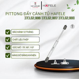 Pittong Đẩy Cánh Tủ Hafele – Thép Mạ Niken – Nâng Đỡ Bằng Khí Nén – Cho Cánh Gỗ Và Nhôm