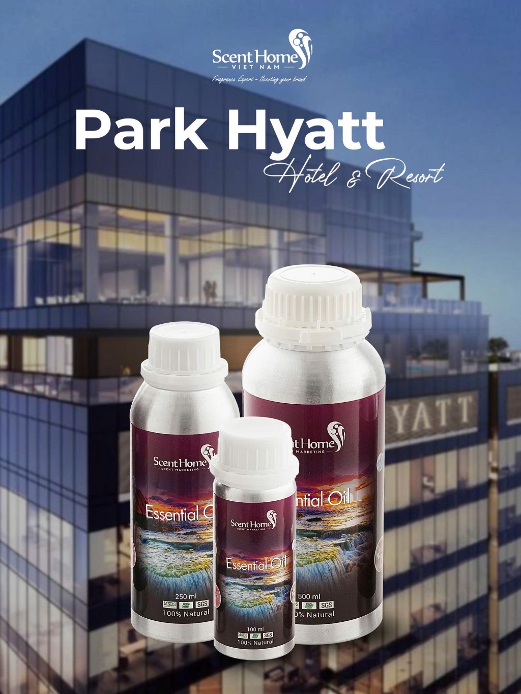 [Chính hãng] Tinh dầu The Park Hyatt Hotel - Scent Homes (The Park Hyatt Hotel - 50ml,100ml,250ml)
