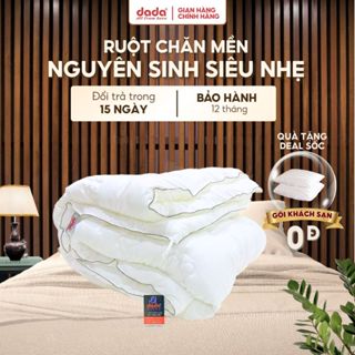 Ruột Chăn Mền Đông DADA, Chăn Bông Chất Liệu Nguyên Sinh Nhập Khẩu Dày Dặn Ấm Áp Nặng 2,8kg Kích Thước 220x200