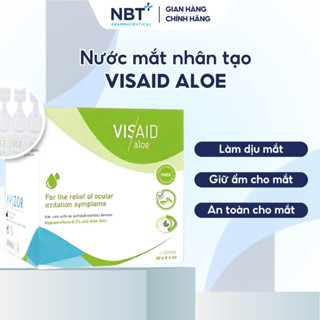Nước Mắt Nhân Tạo VISAID ALOE Cho Người Dùng Lens, Mắt Khô, Nhạy Cảm, Không Chất Bảo Quản