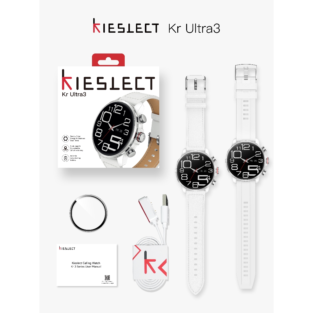 Đồng hồ thông minh Kieslect KR Ultra 3 - 1.5" HD AMOLED Display - VO2 Max và phát hiện ngưng thở khi ngủ | BigBuy360 - bigbuy360.vn