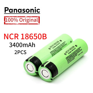 Vi 2 Viên 18650 Panasonic 3400mah Pin Sạc 3.7V Li-ion 5A Cell Sản xuất tại Nhật Bản Pin nguyên bản 100% MADE IN JAPAN