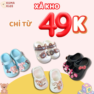 Dép sục crocs siêu nhẹ cho bé trai bé gái từ 1-6 tuổi – đế chống trượt an toàn HaBu – ƯU ĐÃI 49K