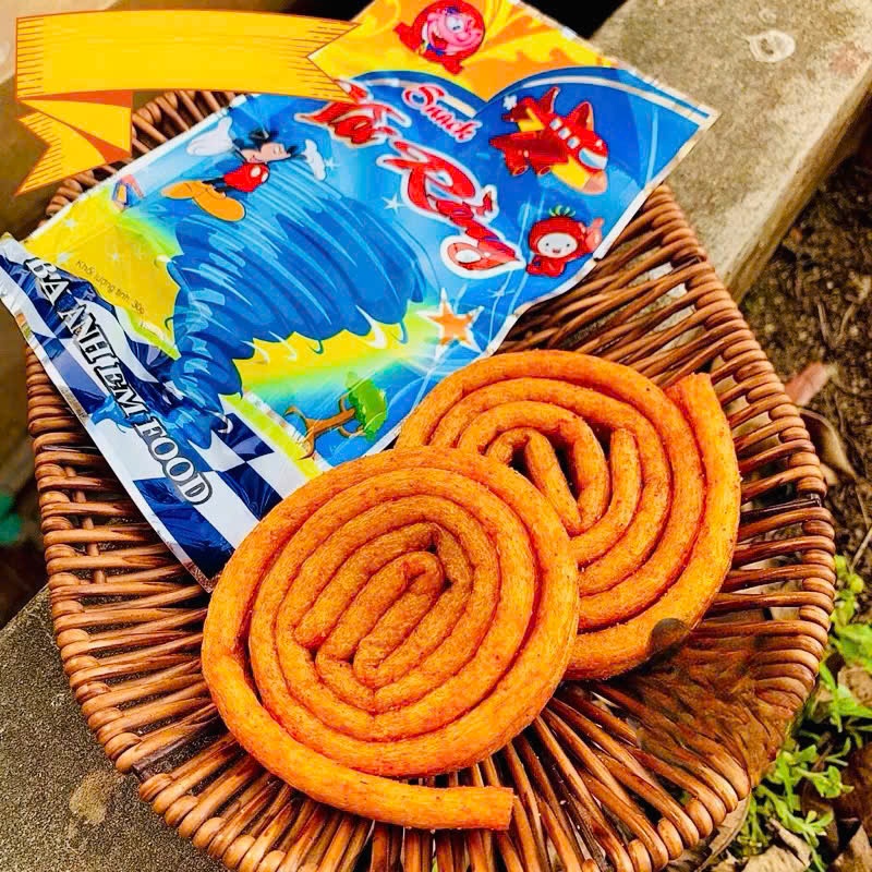 Snack Vòi Rồng BA ANH EM que tăm cay tuổi thơ MOLAGO FOODS