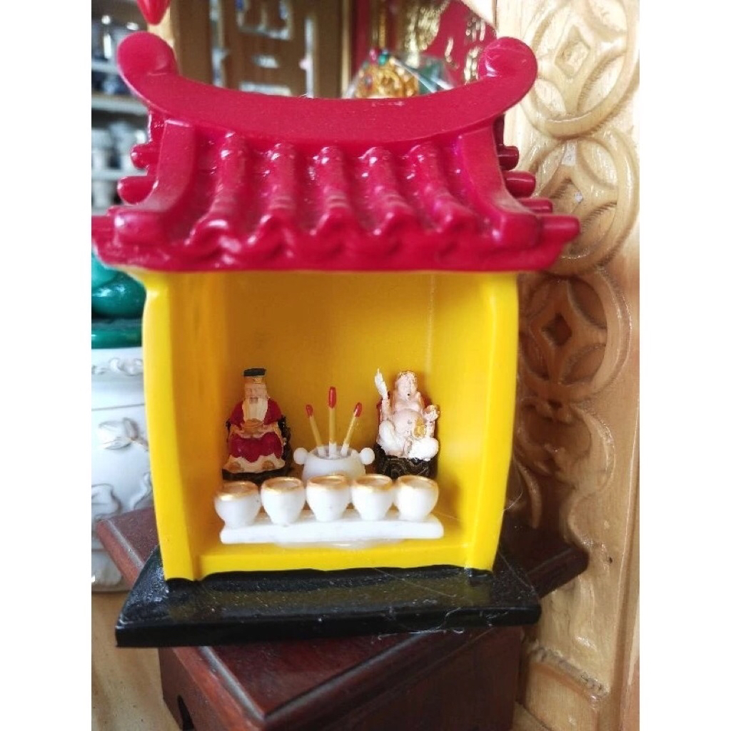bàn thờ thần tài thổ địa trang béo thần Tài thổ Địa, mini