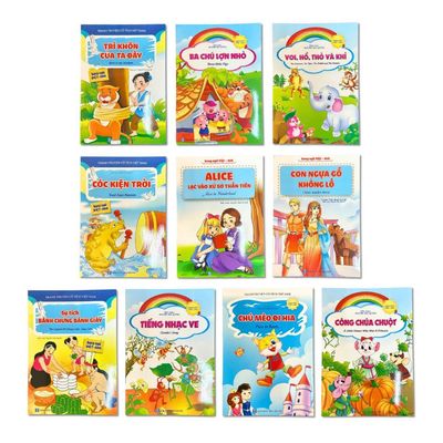 Truyện Tranh Cổ Tích Song Ngữ, Truyện Ngụ Ngôn Thiếu Nhi Cố Tích Việt Nam Và Nước Ngoài