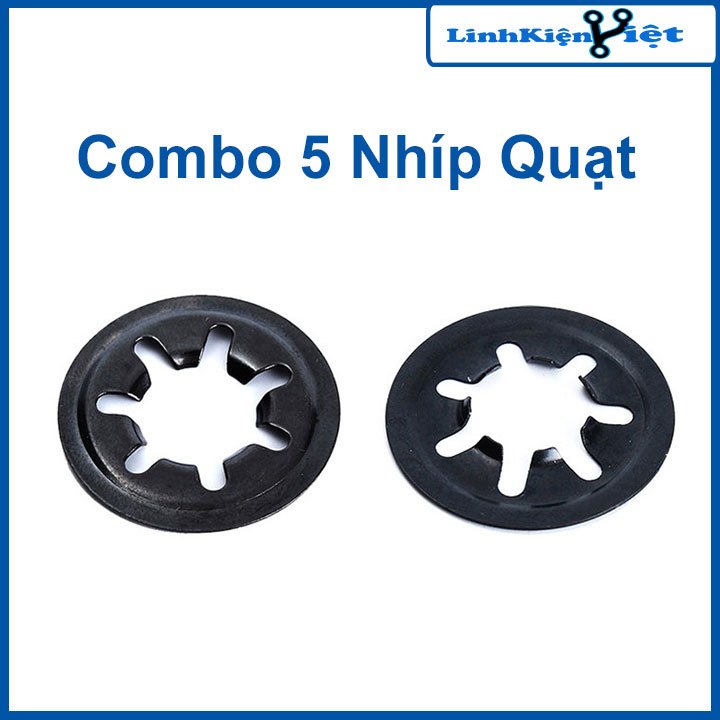 Nhíp quạt, phe chặn bạc quạt