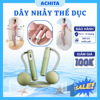  Dây nhảy thể dục ACHITA D26 lõi thép dày dây nhảy đếm vòng đếm calo chuẩn - shop ACHITA 