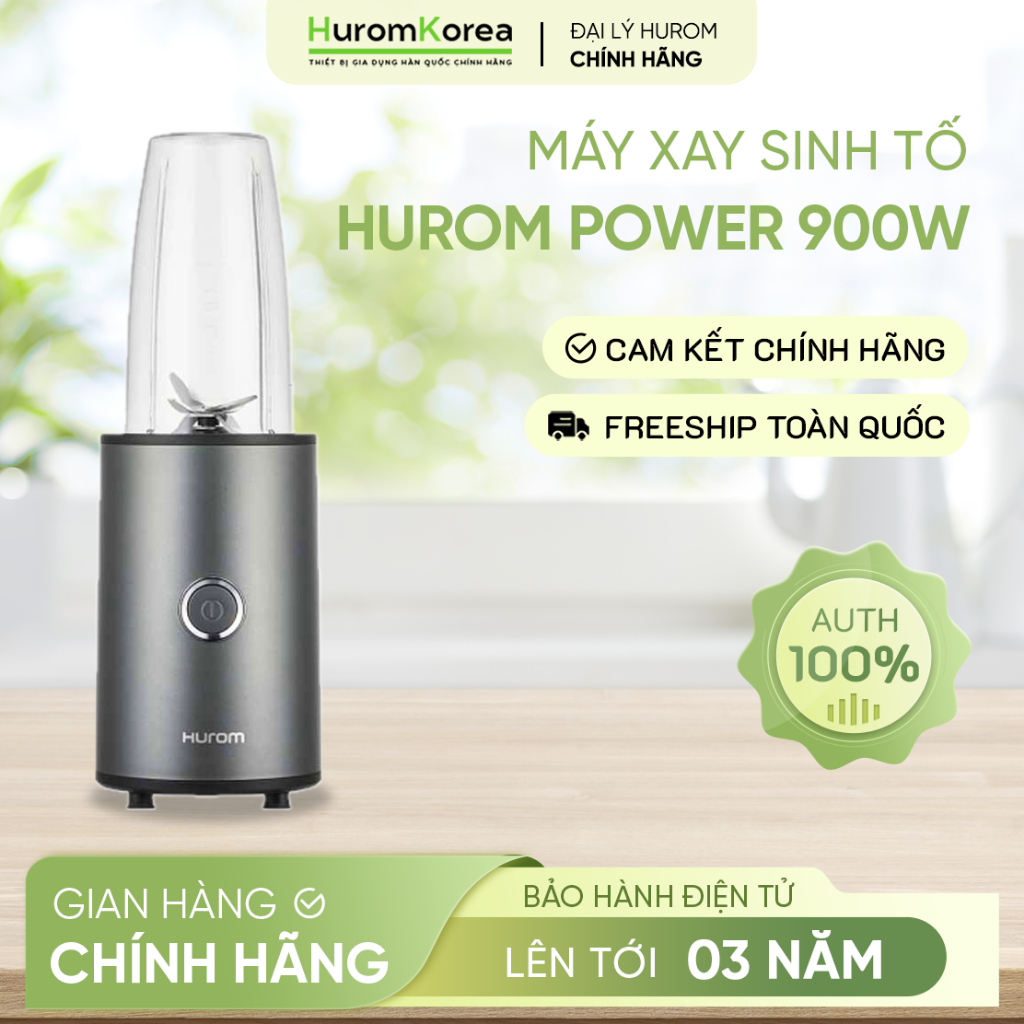 (HOẢ TỐC HN) Máy xay sinh tố công suất cao Hurom Blender bảo hành chính hãng 3 năm