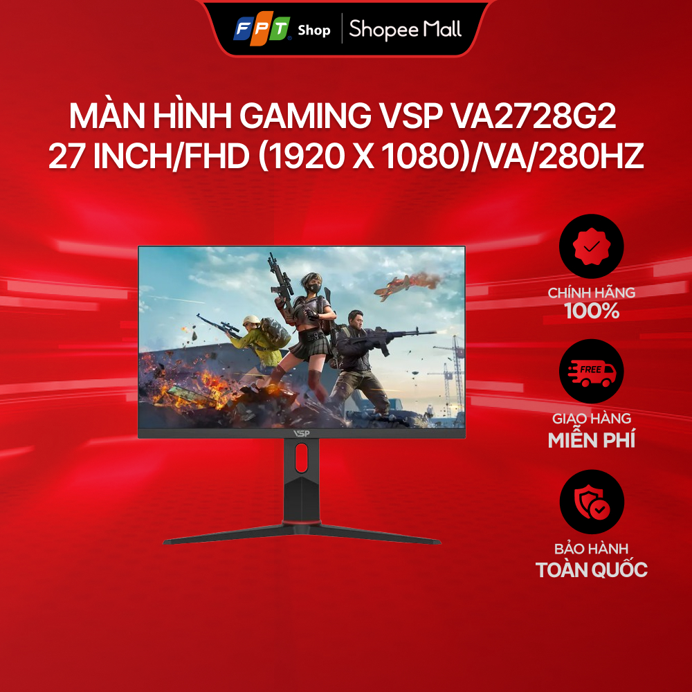 Màn hình Gaming VSP VA2728G2 27 inch/FHD (1920 x 1080)/VA/280Hz
