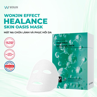[Võ Hà Linh x WonJin] HỘP 15 Mặt Nạ Giúp Chữa Lành Và Hỗ Trợ Phục Hồi Da WonJin Effect Healance Skin Oasis Mask 30g x15