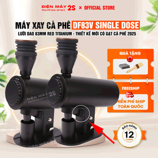   HCM-Hàng sẵn  Máy Xay Cà Phê DF83V Single Dose - Lưỡi Dao RED TITANIUM - Nâng Cấp Cần Gạt Cà Phê Sau Khi Xay - 2025 